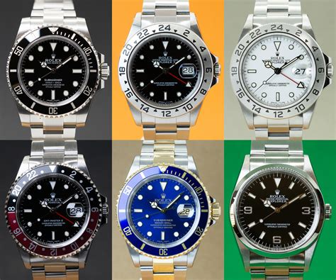 rolex professional models